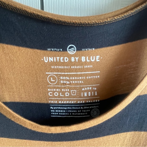 United By Blue Striped Maxi Dress in Black and Brown - Picture 5 of 8